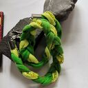Bransoletka dzianina z koralikami - uniwersalna boho handmade