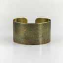 Ziemia - mosiężna bransoleta (2511 12) ooak