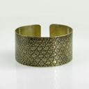 Wężowa - mosiężna bransoleta (2506 07) ooak