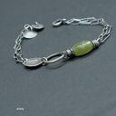 Zielony szafir - bransoletka