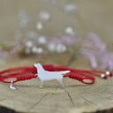Labrador retriever - bransoletka z psem - srebro 925