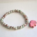 Bracelet by SIS: mozaikowe korale z różowym słoniem