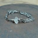 Diament herkimer - bransoletka 06