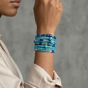 Ekskluzywny Zestaw Bransoletek Beaded w Odcieniach Oceanu - Howlit, Hematyt
