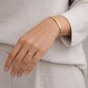 Prosta - mosiężna bransoletka - różne rozmiary (2512 -05)