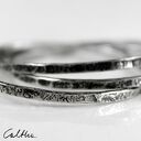 Nieregularne - komplet 3 srebrnych bransoletek (1900 -28) III