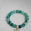 Bracelet by SIS: tygrys w zielonym agacie