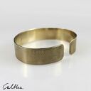 Płótno - mosiężna bransoletka (1904 -01) ooak