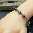 Perły " MIEDZIANKA" - bransoletka 023