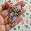 Bransoletka boho jasna pastelowa, kamienie, mineraly koraliki, rozmiar uniwersalny