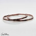 Nieregularne - komplet 2 miedzianych bransoletek (1900 26) III