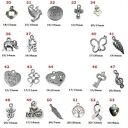 Bransoletka White&Silver CHARMS do wyboru