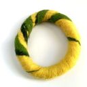 bransoletka ręcznie formowana filcowa jesienna handmade