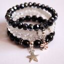 Bransoleta black star