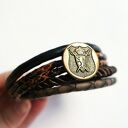 Bransoletka handmade Herb lew - unisex