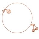 Bransoletka z wisienkami z różowego złota