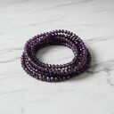 Bransoletka Kryształowa - Głęboki Fiolet (Amethyst Glow)