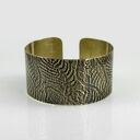 Dżungla - mosiężna bransoleta (2506 06) ooak