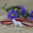 Polski Spaniel myśliwski - bransoletka z psem, srebro 925