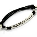 bransoletka regulowana PREEMI MOTTO 3 black