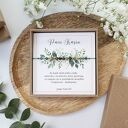 Zestaw prezentowy dla Nauczycielki - bransoletka Listek z dedykacją