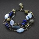 Kyanit, labradoryt, lapis lazuli, piryt