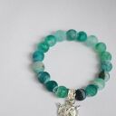 Bracelet by SIS: tygrys w zielonym agacie