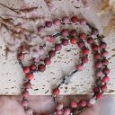 Różaniec 2w1 | Naszyjnik - bransoleta | Turkus