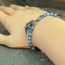 Akwamaryn - bransoletka 017