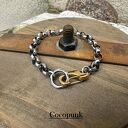 Bransoleta srebro 925 - nowoczesna złoto