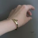 Bransoletka Honey - Mosiądz z Pszczołą