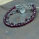 Granat - bransoletka 024