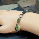 Bursztyn w towarzystwie - bransoletka 05