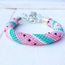bransoletka arbuzowa pastelowa