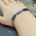 DUMORTIERYT X 3 - bransoletka