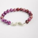 Bracelet by SIS: wąsy w kamieniach półszlachetnych