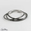 Nieregularne - komplet 3 srebrnych bransoletek (1900 28) III