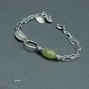 Zielony szafir - bransoletka