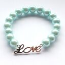 Bransoleta love&mint pearls