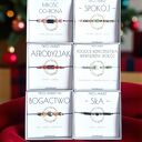 Amulet - OCHRONA i DOBROBYT - świąteczne pudełko - TURMALIN, cytryn