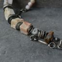 srebrna bransoletka z opalem peruwiańskim