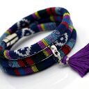 Zamówienie specjalne: bransoletka boho aztekan z 2 zawieszkami