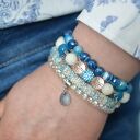 Zestaw bransoletek Blue Angel - handmade 4 sztuki