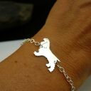 COCKER SPANIEL srebro próby 925 bransoletka ( nr. 9)