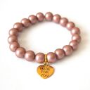 Bransoleta milk chocolate&heart