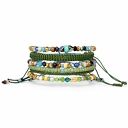 Zestaw Bransoletek Boho "Forest & Sky" - Komplet 6 sztuk