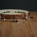 Bransoletka stal chirurgiczna - agat, howlit, granat, jadeit, apatyt, hematyt