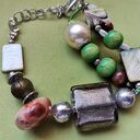 bransoletka koralikowa, duża, w stylu boho rozmiar uniwersalny box k1