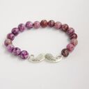 Bracelet by SIS: wąsy w kamieniach półszlachetnych