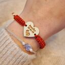 Bransoletka z imieniem dziecka i datą urodzenia